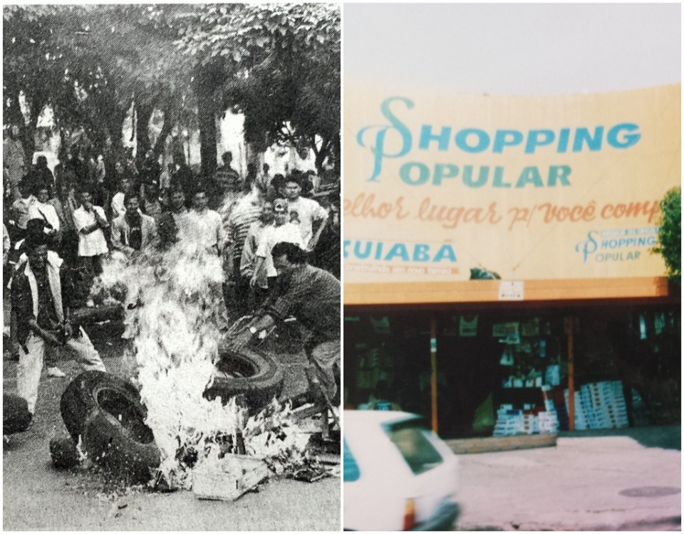 Fotos antigas mostram revolta aps camels serem retirados do Centro e Shopping Popular se modernizando