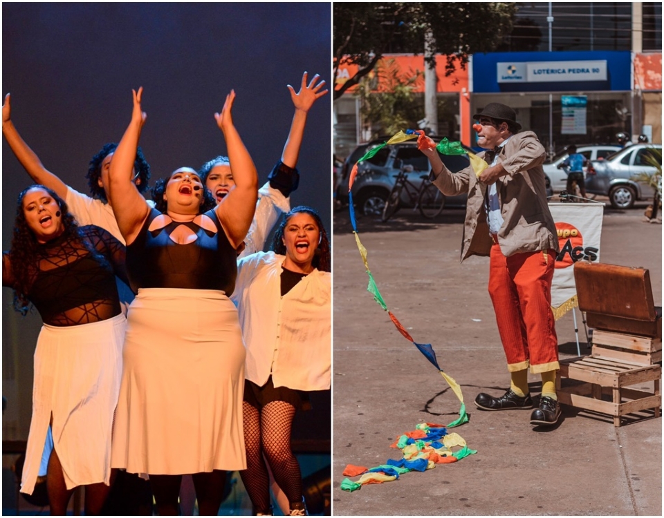 Penltima semana de festival de artes cnicas tem trechos de musicais, palhaaria, break e teatro de sombras