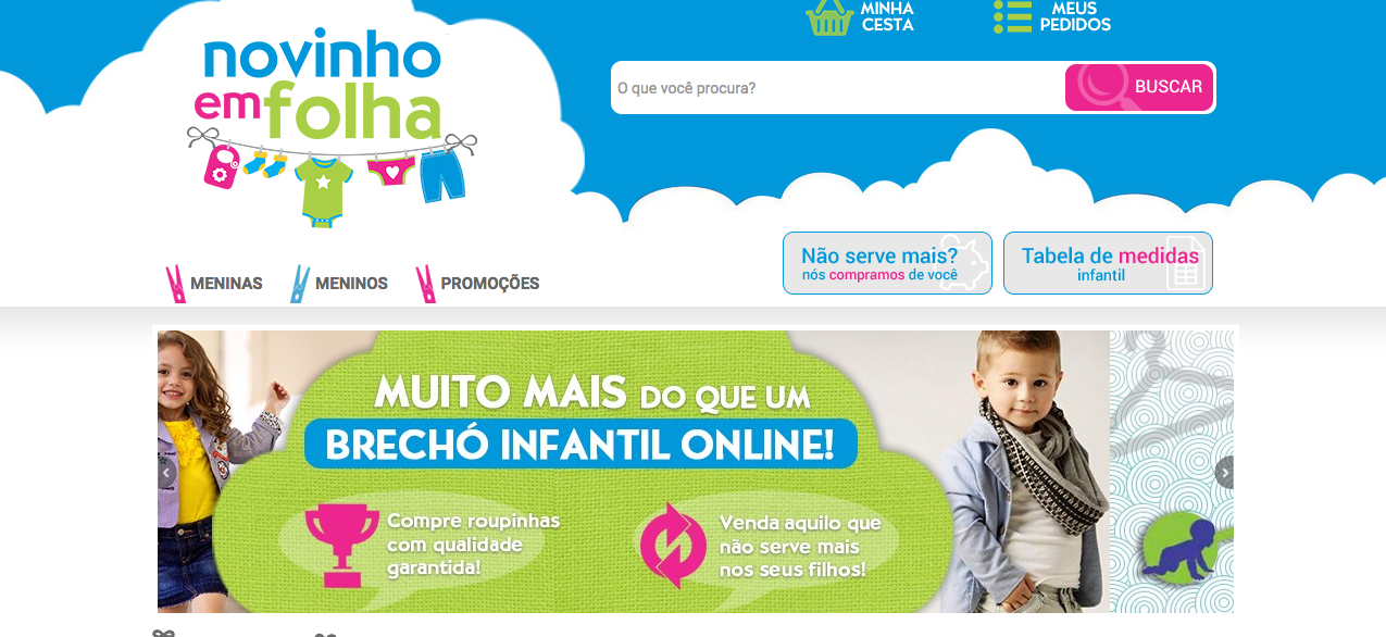site roupas infantil online